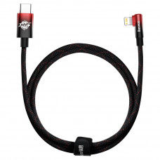 Кабель Baseus MVP 2 USB Type-C - Lightning (M/M), 20W, 1 м Black/Red (CAVP000220)
