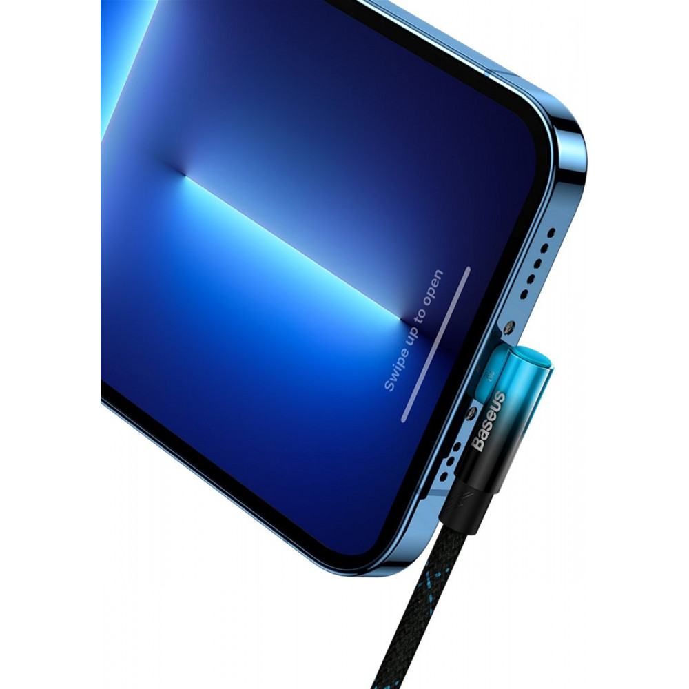 Кабель Baseus MVP 2 USB Type-C - Lightning (M/M), 20W, 1 м Black/Blue (CAVP000221)