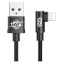 Кабель Baseus MVP USB - Lightning (M/M), 1.5A, 2 м Black (CALMVP-A01)
