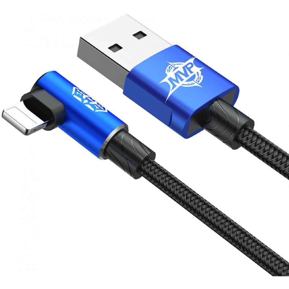Кабель Baseus MVP USB - Lightning, 2.0A, 1м Blue (CALMVP-03)