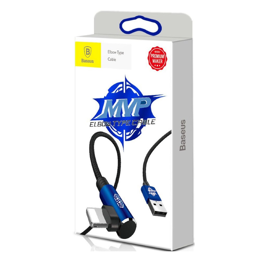 Кабель Baseus MVP USB - Lightning, 2.0A, 1м Blue (CALMVP-03)