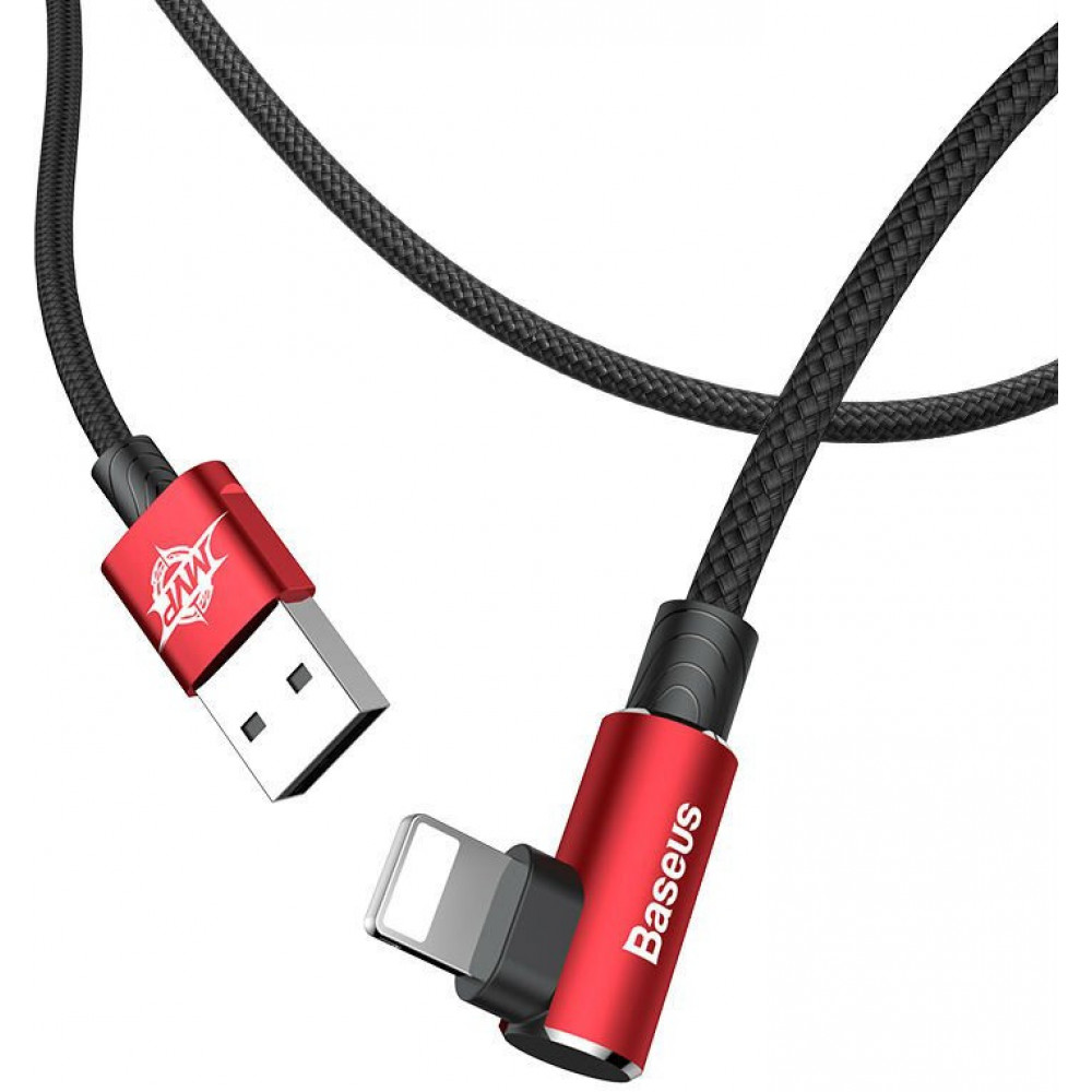 Кабель Baseus MVP USB - Lightning (M/M), 2.0A, 1 м Red (CALMVP-09)