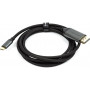 Кабель Cabletime USB Type-C - DisplayPort (M/M), 4K, Ultra HD, 1.8м, V1.2, Black (CA913305)