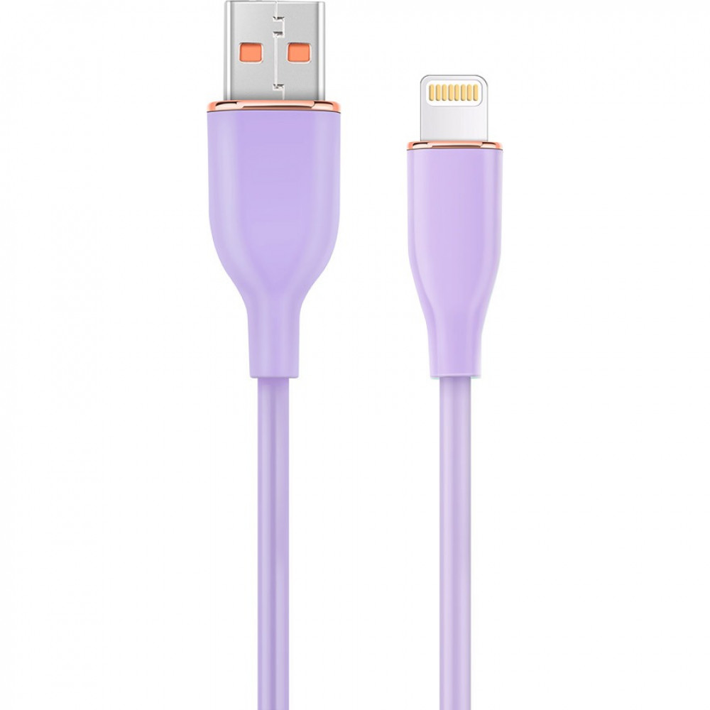 Кабель Cablexpert USB - Lightning (M/M), 2.1 A, 1.5 м, Purple (CC-USB2S-AM8PM-1.5M-P)