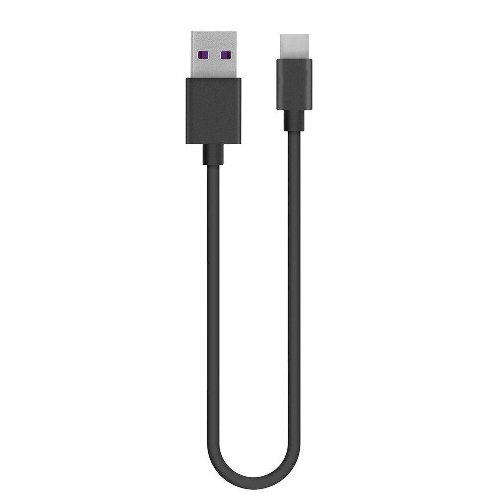 Кабель ColorWay USB - USB Type-C (M/M), 2.4 А, 0.3 м, Black (CW-CBUC059-BK)