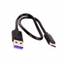 Кабель ColorWay USB - USB Type-C (M/M), 2.4 А, 0.3 м, Black (CW-CBUC059-BK)