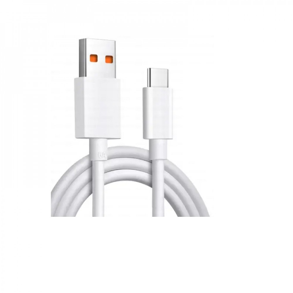Кабель Dengos USB - USB Type-C (M/M) 1 м White (PLS-TC-6A-WHITE)