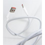 Кабель Dengos USB - USB Type-C (M/M) 1 м White (PLS-TC-6A-WHITE)