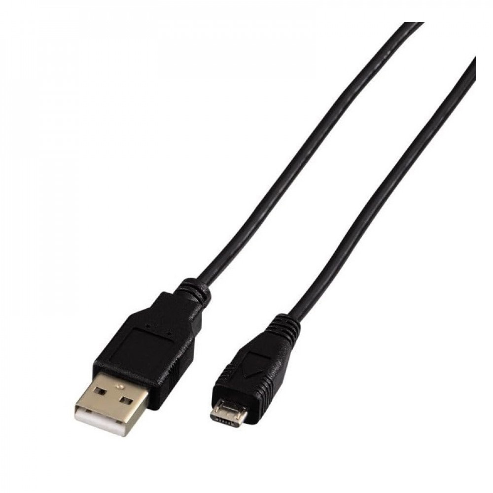 Кабель Hama USB - micro USB (M/M), 2 м, Black (00115536)