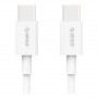 Кабель Orico USB Type-C - USB Type-C (M/M), 100W, 1 м White (CA913381)