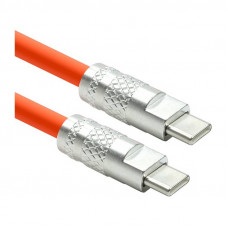 Кабель PowerPlant USB Type-C - USB Type-C (M/M) PD 120W, 3 м, Orange (CA913923) Кабель PowerPlant USB Type-C - USB Type-C (M/M) PD 120W, 3 м, Orange (CA913923)