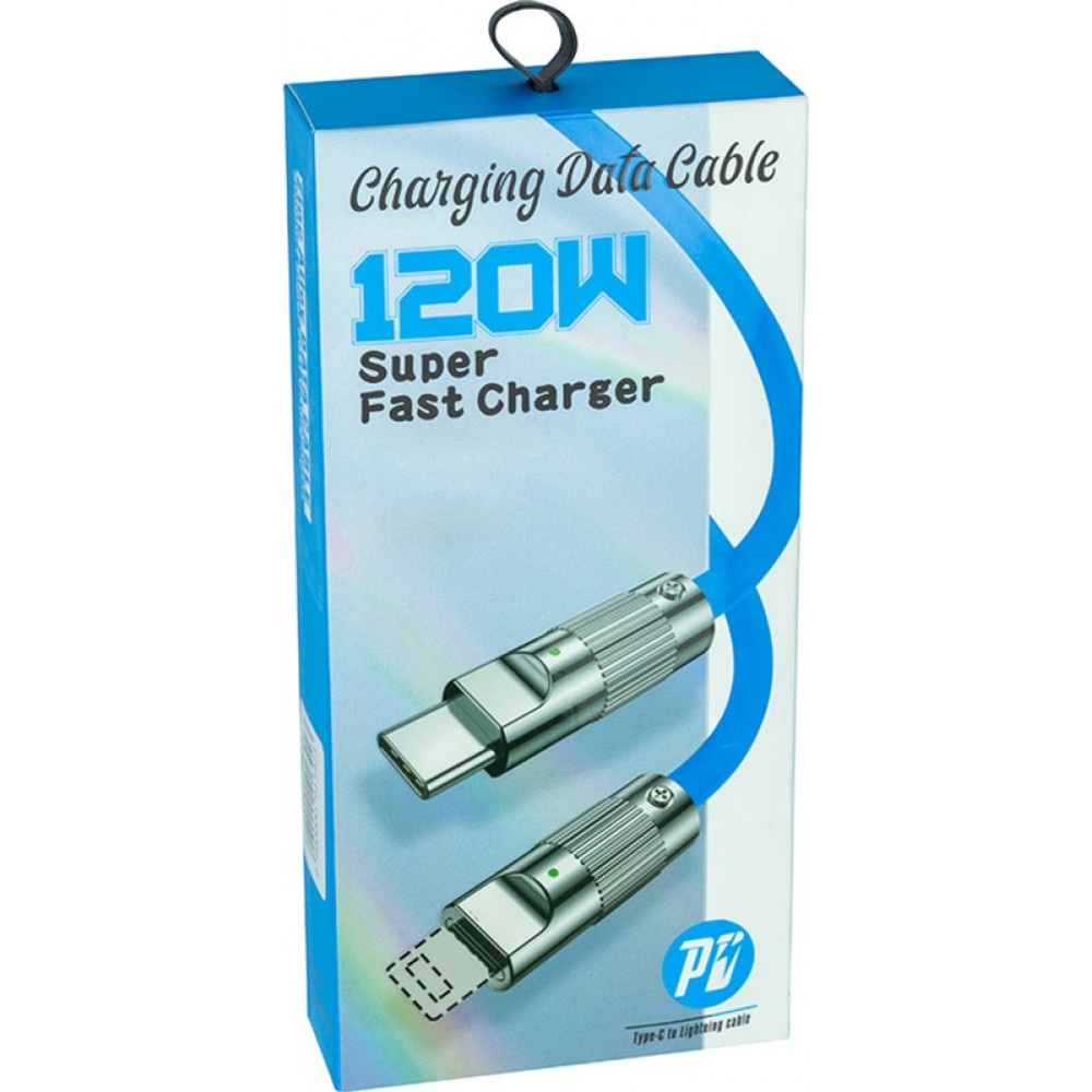 Кабель PowerPlant USB Type-C - USB Type-C (M/M) PD 120W, 3 м, Orange (CA913923)