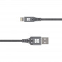 Кабель Promate NerveLink-i USB - Lightning (M/M), 2.4 A, 1.2 м, Grey