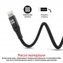Кабель Promate NerveLink-i USB - Lightning (M/M), 2.4 A, 1.2 м, Black