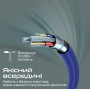 Кабель Promate xCord-AC USB - USB Type-C (M/M), 2 A, 1 м, Navy