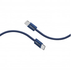 Кабель Promate EcoLine-Ci120 USB Type-C - Lightning (M/M), 3 A, 27 W, 1.2 м, Navy Кабель Promate EcoLine-Ci120 USB Type-C - Lightning (M/M), 3 A, 27 W, 1.2 м, Navy