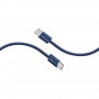 Кабель Promate EcoLine-Ci120 USB Type-C - Lightning (M/M), 3 A, 27 W, 1.2 м, Navy