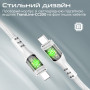 Кабель Promate TransLine-CC200 USB Type-C - USB Type-C (M/M), 3 A, 60 W, 2 м, White