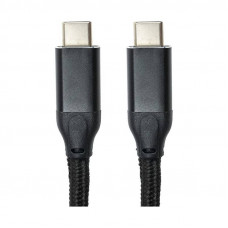 Кабель San Guan USB Type-C - USB Type-C (M/M) PD 60W, 3 м, Black (CA914104)