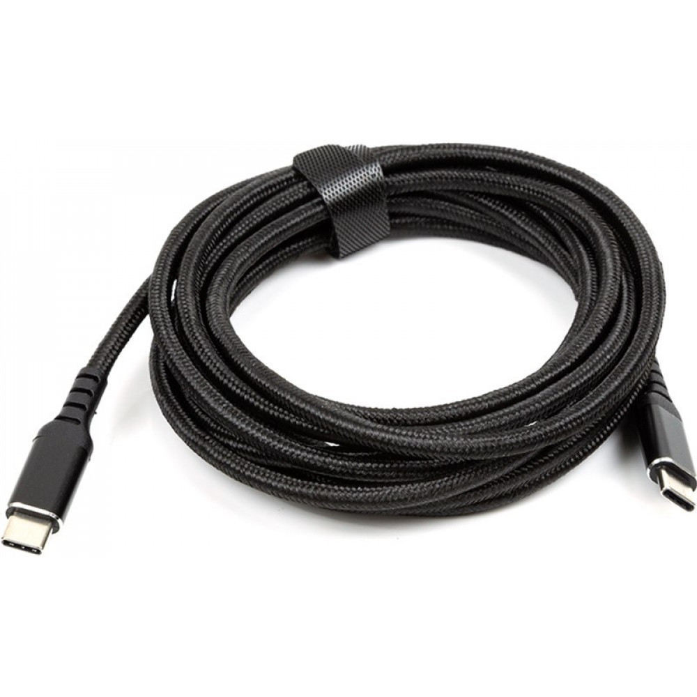 Кабель San Guan USB Type-C - USB Type-C (M/M) PD 60W, 3 м, Black (CA914104)