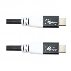 Кабель San Guan USB Type-C - USB Type-C (M/M) PD 100W, 40Gbps, 3 м Black (CA914135)