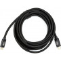 Кабель San Guan USB Type-C - USB Type-C (M/M) PD 240W, 3 м, Black (CA914128)