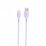 Кабель SkyDolphin S22T Soft Silicone USB - USB Type-C (M/M), 1 м, Violet (SDUSB-000603)
