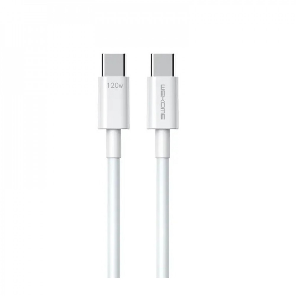 Кабель WK WDC-175 USB Type-C - USB Type-C (M/M), 1.2 м, 20 W, White (6941027640012)