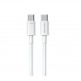 Кабель WK WDC-175 USB Type-C - USB Type-C (M/M), 1.2 м, 20 W, White (6941027640012)