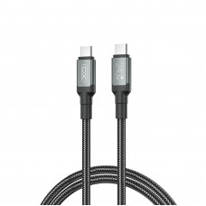 Кабель XO NBQ264A-CC USB Type-C - USB Type-C (M/M), 1 м, Black (NB-Q264A-CC.black) Кабель XO NBQ264A-CC USB Type-C - USB Type-C (M/M), 1 м, Black (NB-Q264A-CC.black)