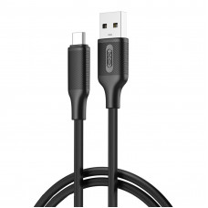 Кабель XO USB - USB Type-C (M/M), 3А, 60W, 1 м, Black (NB265-AC.black)