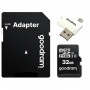 Карта пам`ятi MicroSDHC 32GB UHS-I Class 10 Goodram + SD-adapter + OTG Card reader (M1A4-0320R12)
