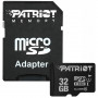 Карта пам`яті  MicroSDHC  32GB UHS-I Class 10 Patriot LX + SD-adapter (PSF32GMCSDHC10)