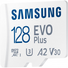 Карта пам`яті MicroSDXC 128GB UHS-I/U3 Class 10 Samsung Evo Plus R160MB/s + SD-адаптер (MB-MC128SA/EU) Карта пам`яті MicroSDXC 128GB UHS-I/U3 Class 10 Samsung Evo Plus R160MB/s + SD-адаптер (MB-MC128SA/EU)