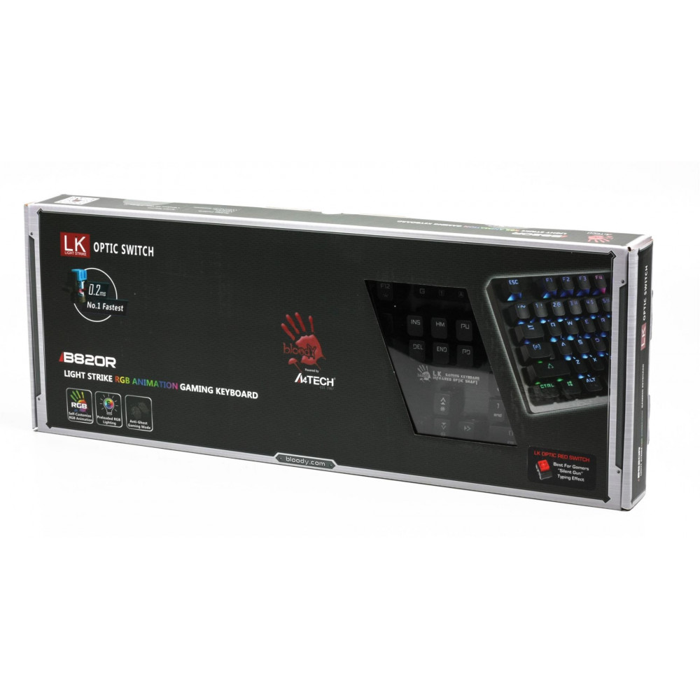 Клавіатура Bloody B820R Red SW Black