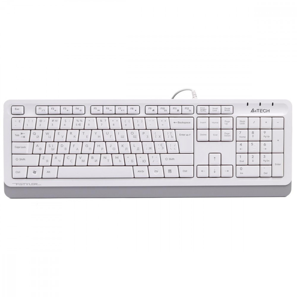 Клавіатура A4Tech Fstyler FKS10 White