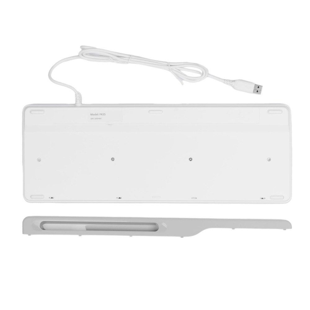 Клавіатура A4Tech Fstyler Ukr FK25 White