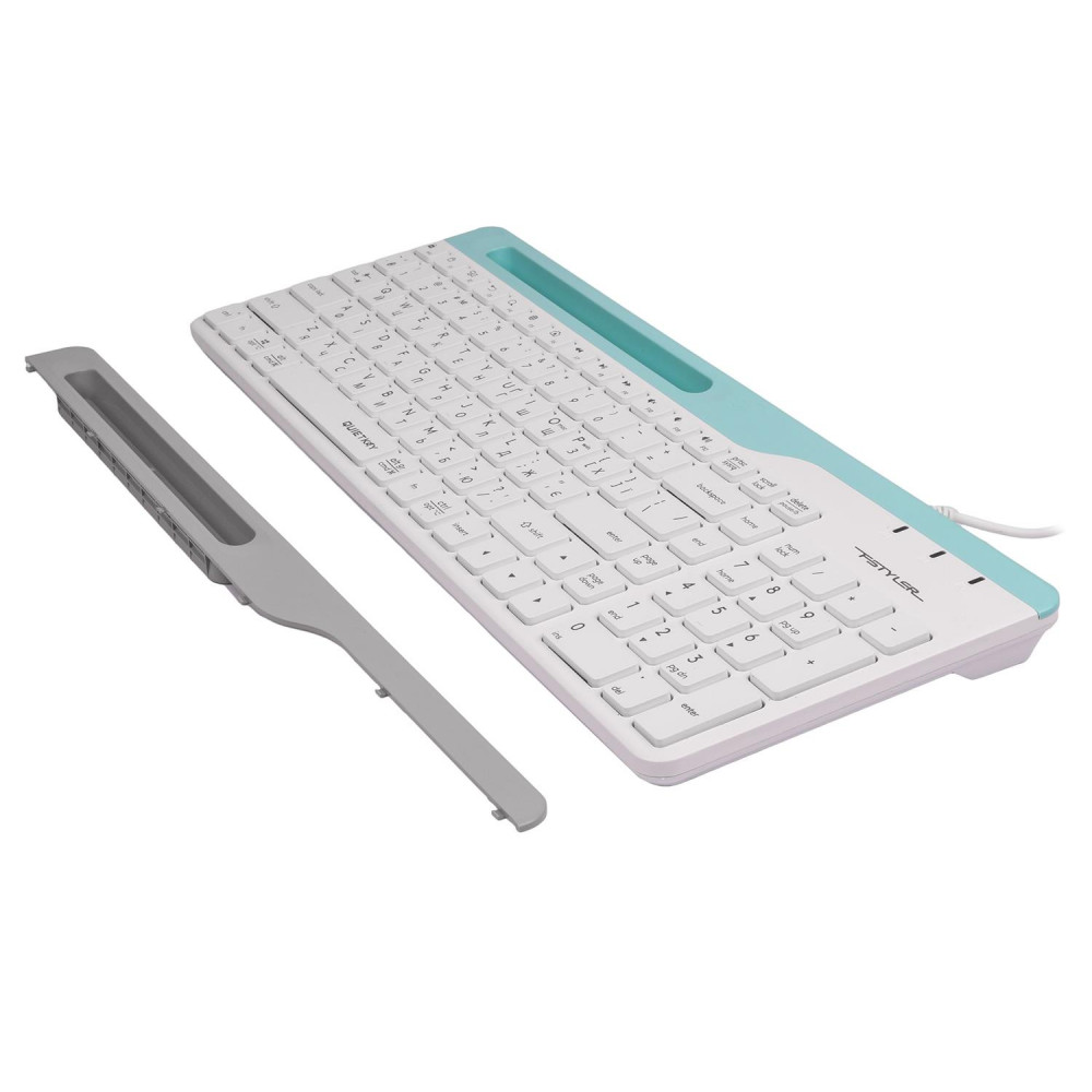 Клавіатура A4Tech Fstyler Ukr FK25 White