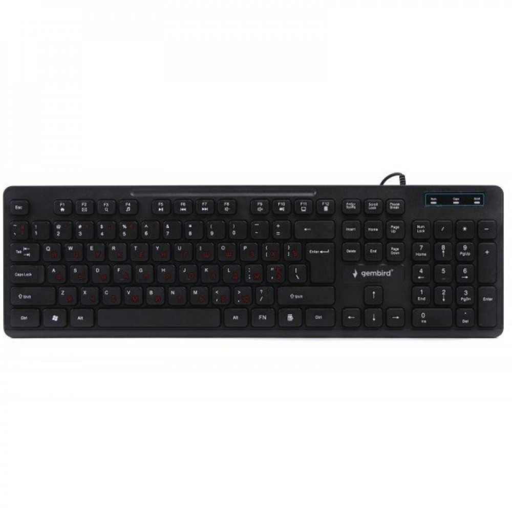 Клавіатура Gembird KB-MCH-04-UA Ukr Black