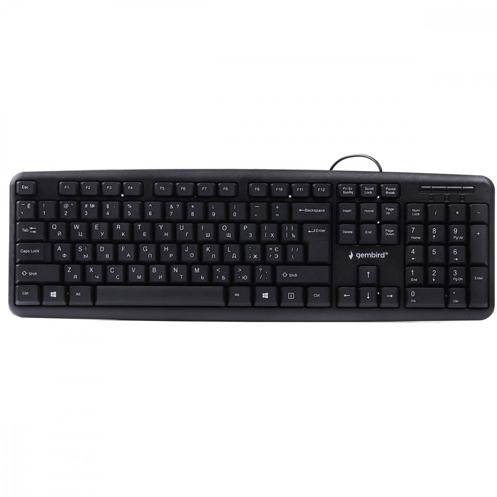 Клавіатура Gembird KB-U-103-UA Ukr Black