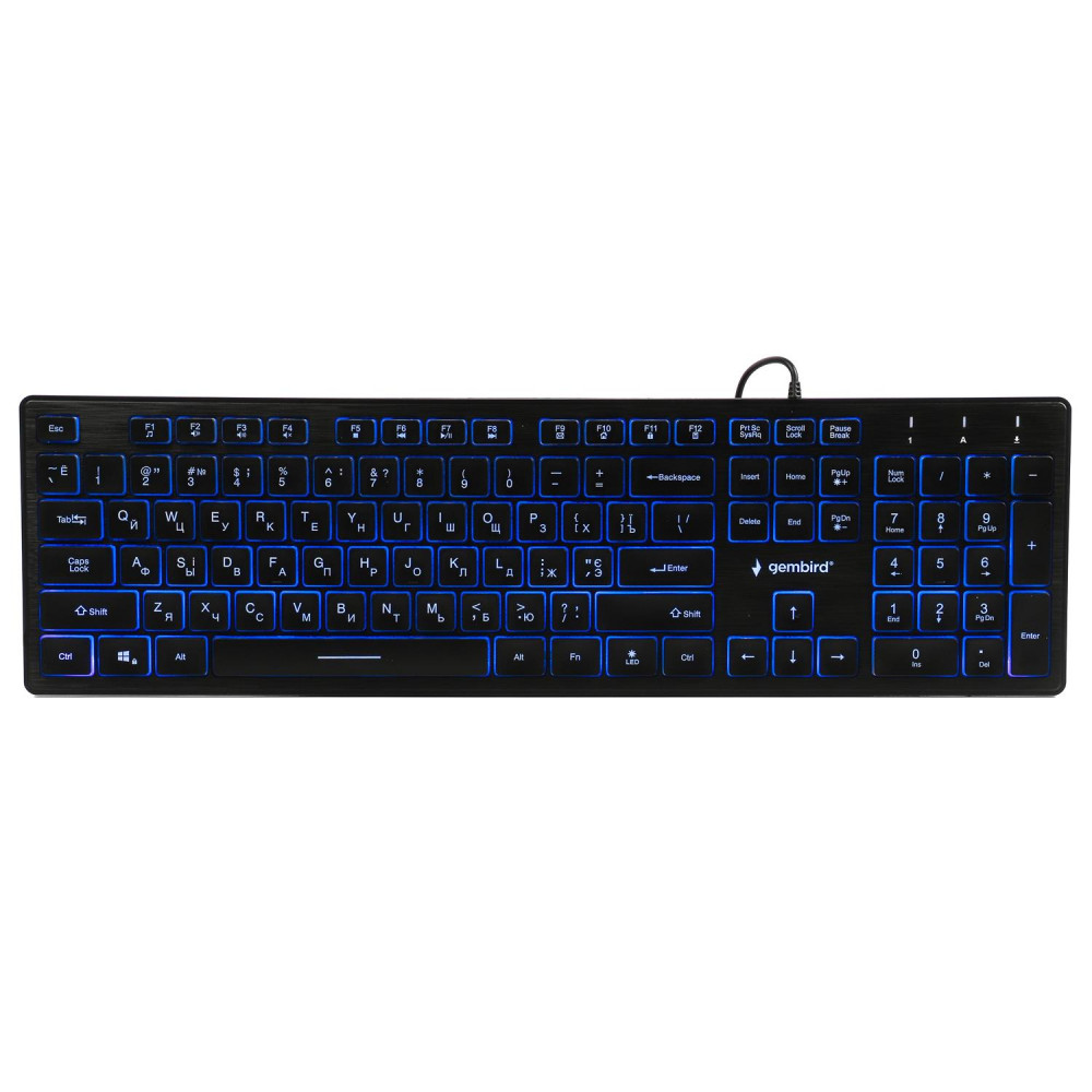 Клавіатура Gembird KB-UML3-01-UA Ukr Black