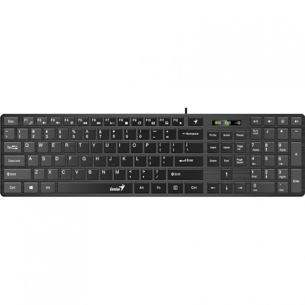 Клавіатура Genius SlimStar 126 Black USB (31310017407)