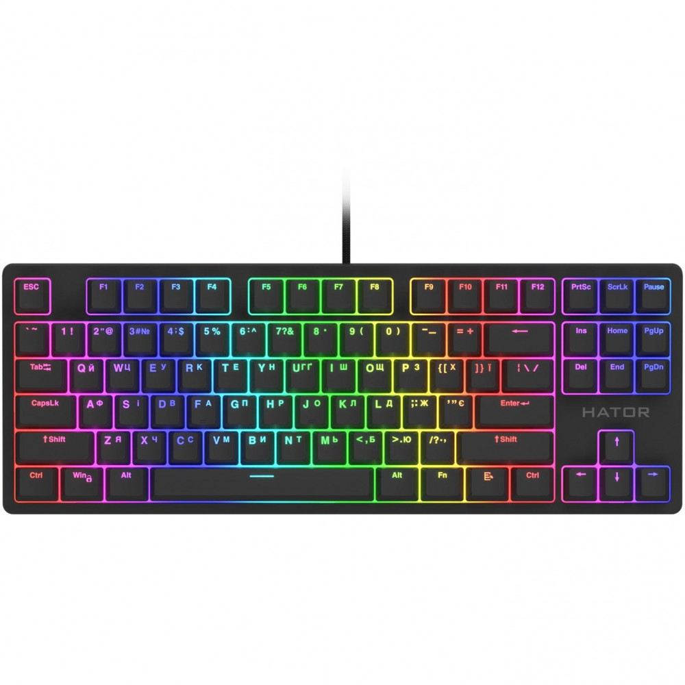 Клавіатура Hator Rockfall 2 Optica TKL Black (HTK-730)