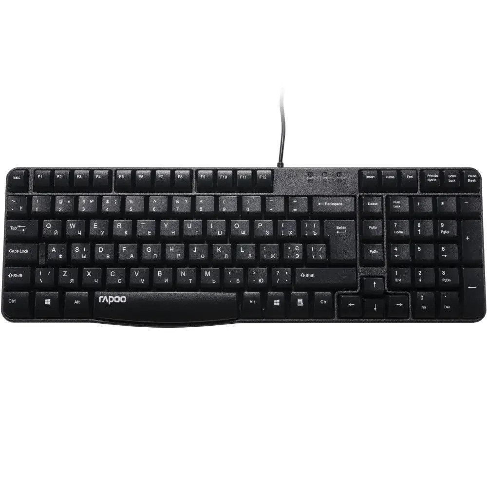 Клавiатура Rapoo N2400 Black