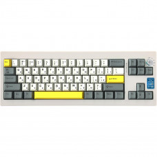 Клавіатура бездротова Epomaker Shadow-X 70% Mulan Switch Hot-Swap (2.4G/BT/USB) LCD Screen RGB UA White (SHX-W-M)