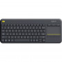 Клавіатура бездротова Logitech K400 Plus Black (920-007145)