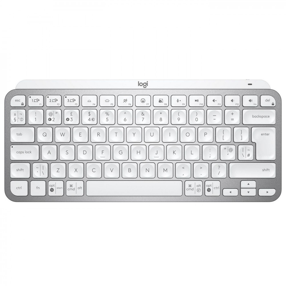 Клавіатура бездротова Logitech MX Keys Mini Wireless Illuminated UA Pale Gray (920-010499)