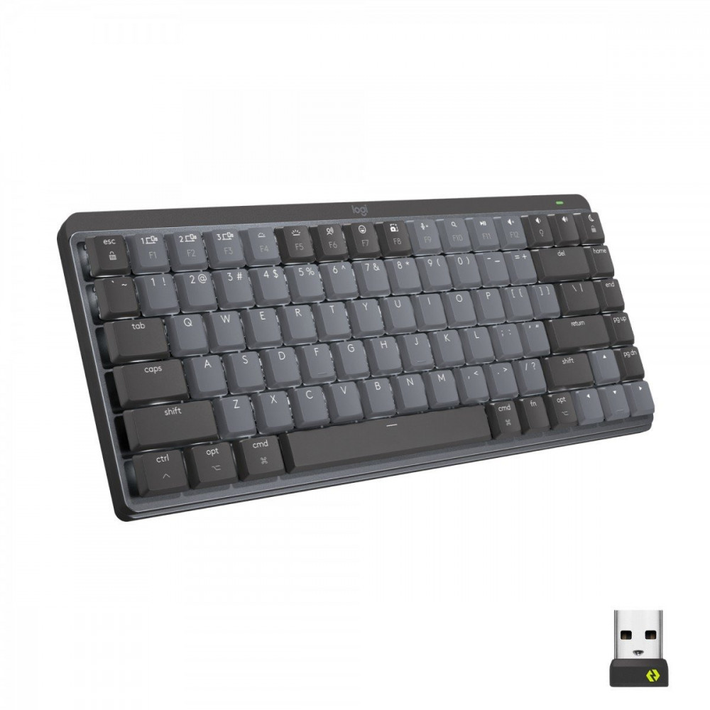 Клавiатура бездротова Logitech MX Mechanical Mini Bluetooth Illuminated Graphite (920-010782)