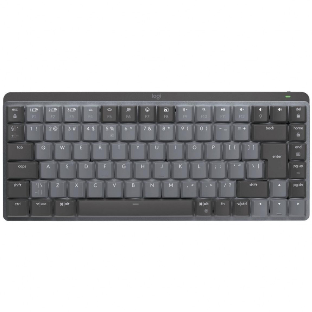 Клавiатура бездротова Logitech MX Mechanical Mini Bluetooth Illuminated Graphite (920-010782)