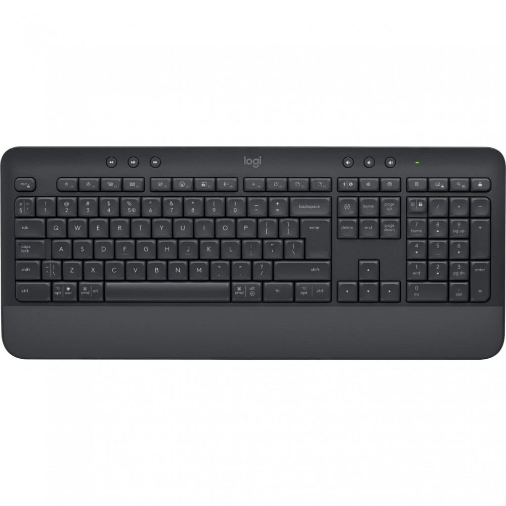 Клавiатура бездротова Logitech Signature K650 US Graphite USB (920-010945)